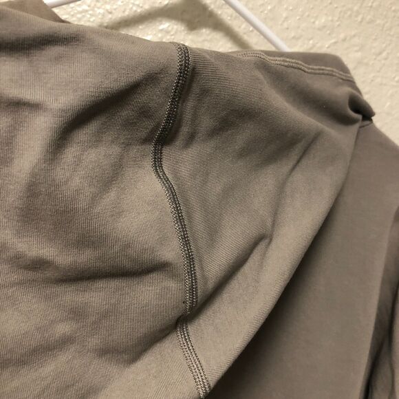 nike jacket xl gray womens fitted hooded extra large full zip solid casual tt - Picture 6 of 13